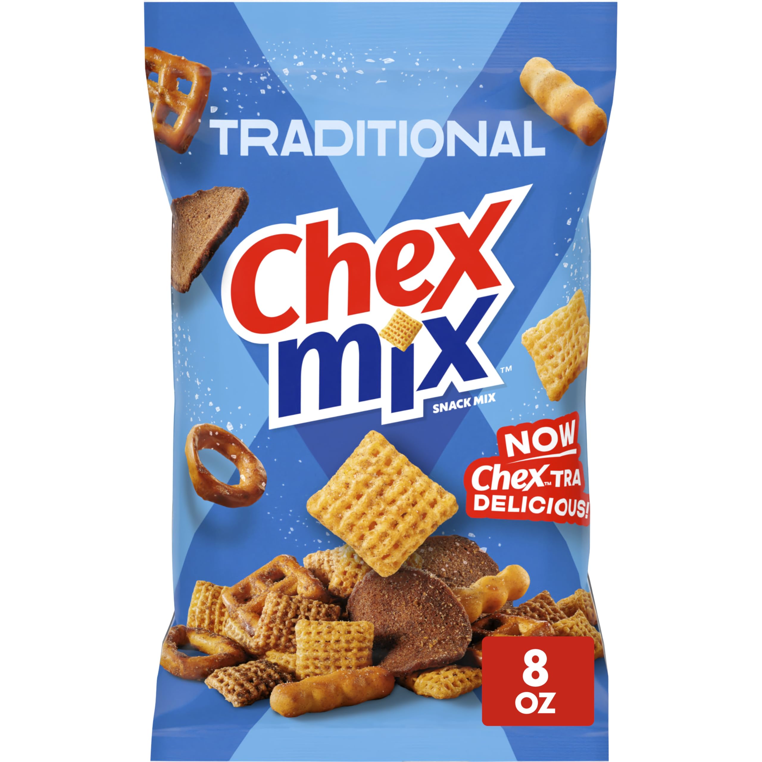 Chex MixTraditional Original Recipe Snack Mix, Snacks, 8 oz