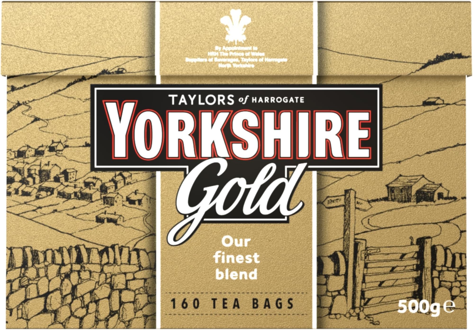Taylors of Harrogate, Yorkshire Gold Tea, 160-Count Tea Bags