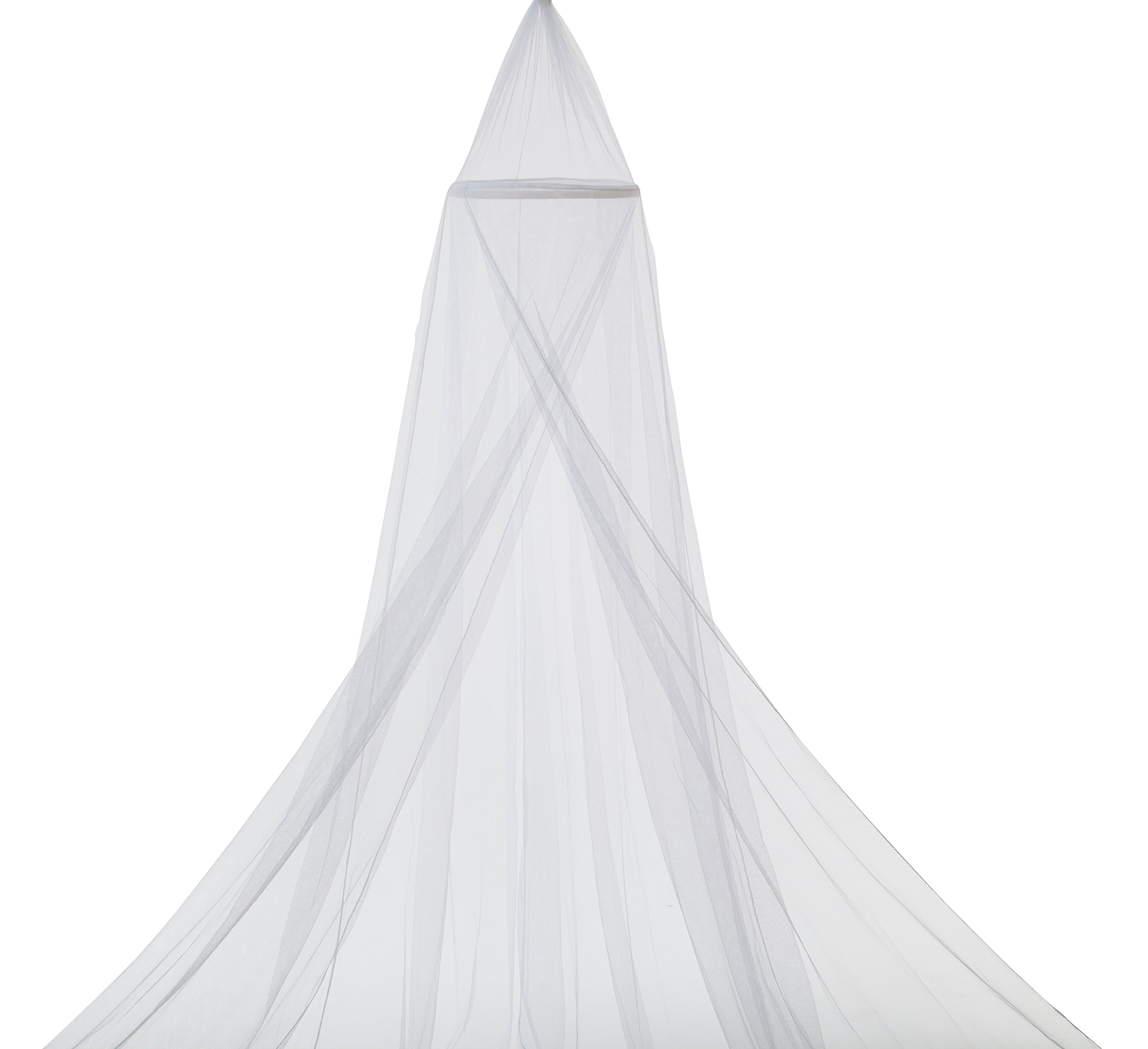 Photo 1 of DELTA CHILDREN DECORATIVE MESH CANOPY, WHITE,  12 INCH TOP RING 90.5 INCH DROP NETTING NEW 