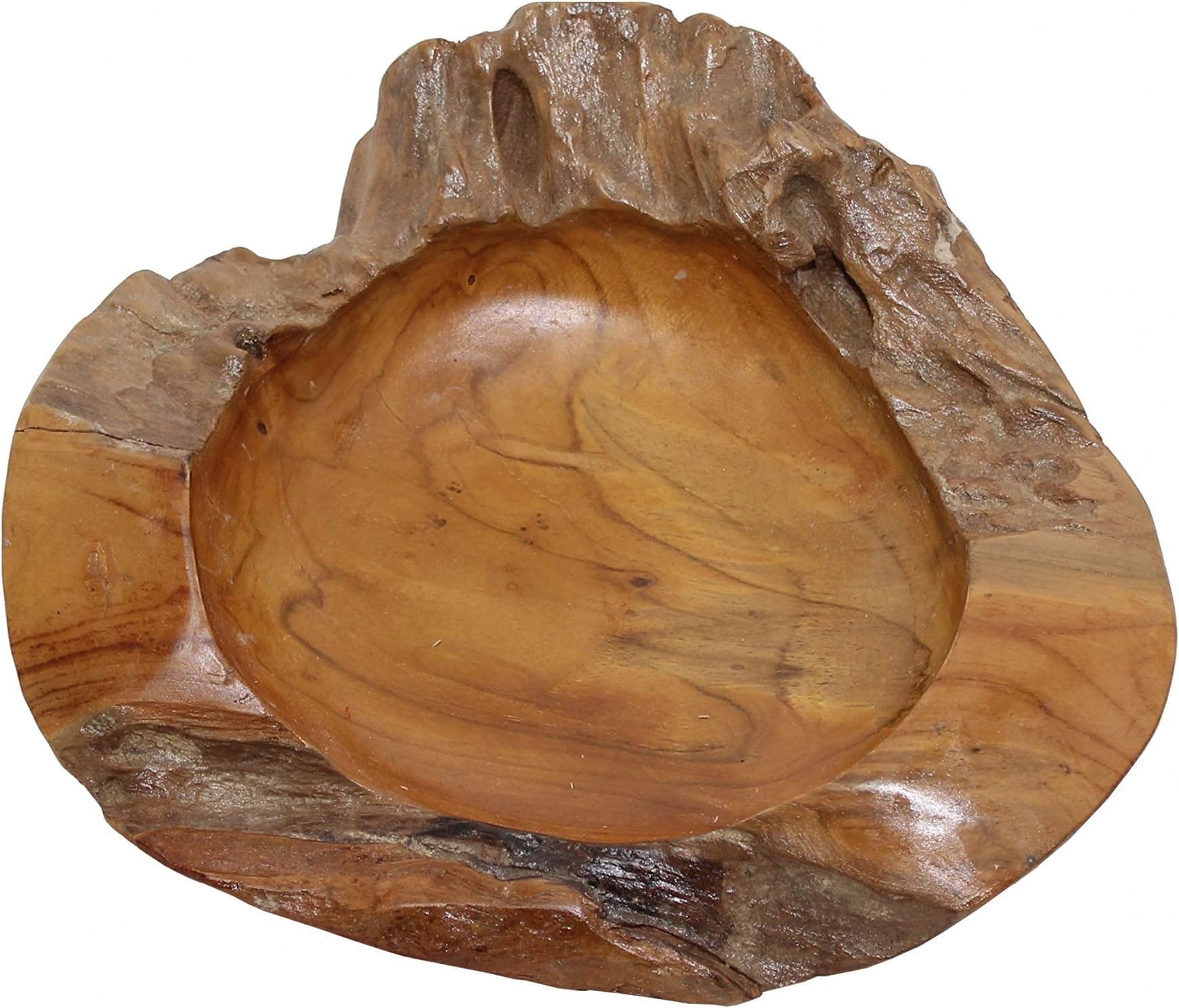 Original Belquise Teak Wood Bowl – Legal Mia 30 cm Wood and Certified