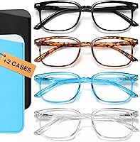 Vista 8 de NOVIVON 6 Pack Reading Glasses for Women, Reading glasses men, Blue Light Blocking Readers, Computer eye glasses, Cheaters