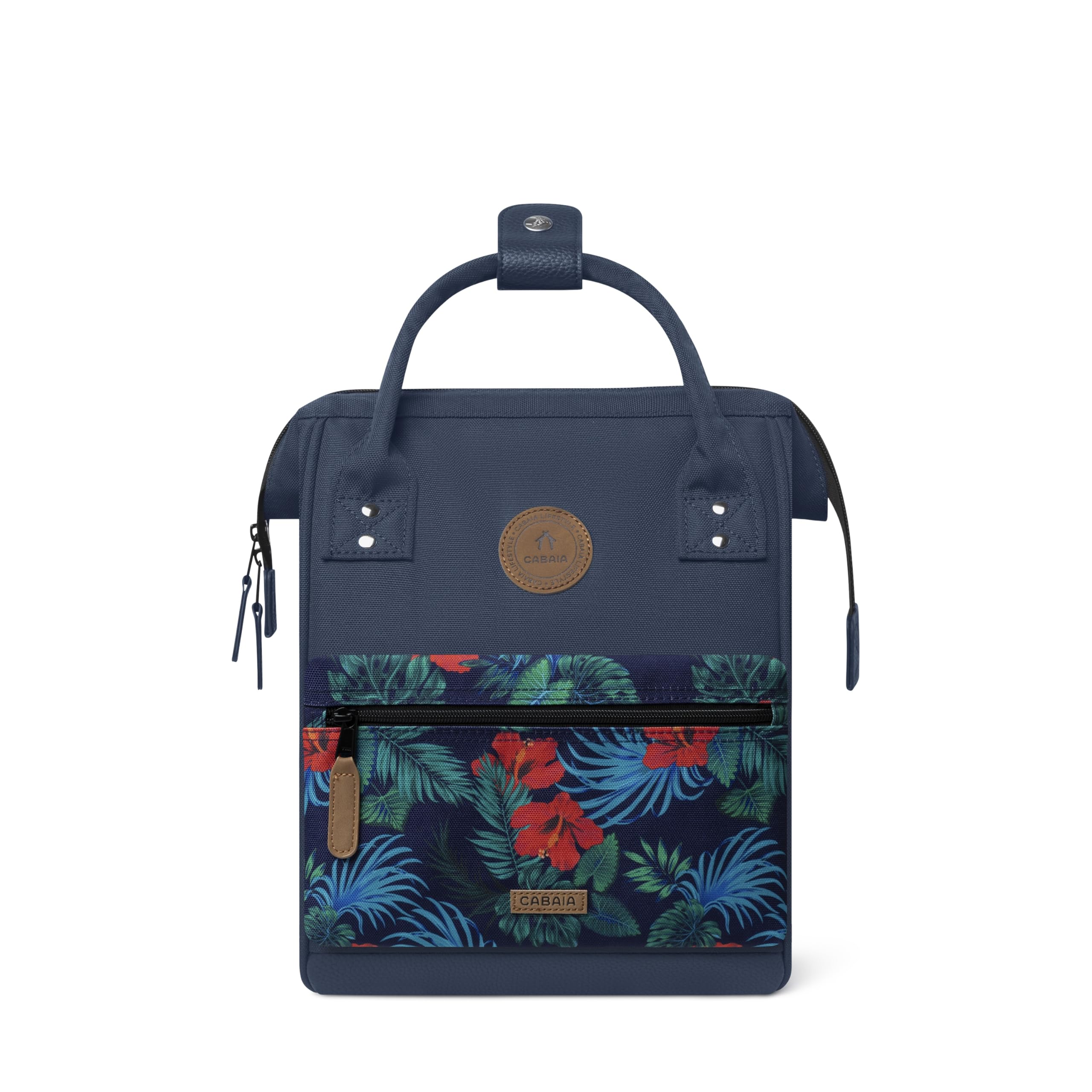CABAIA - Sac à Dos Adventurer Reykjavik - Small 10L - Déperlant - Compartiment Ordinateur Portable 10,5" - 2 Poches - Certifié Vegan - Sac Voyage, Affaires, École pour Homme et Femme - Bleu