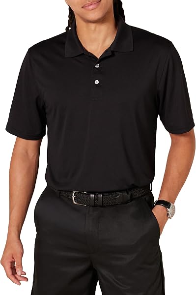 Amazon Essentials Homme Polo de Golf, Séchage Rapide, Manches Courtes - 1