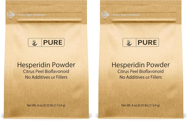 PURE ORIGINAL INGREDIENTS Hesperidina em pó de Citrus aurantium, 226,8 g (2 pacotes de 113,4 g)