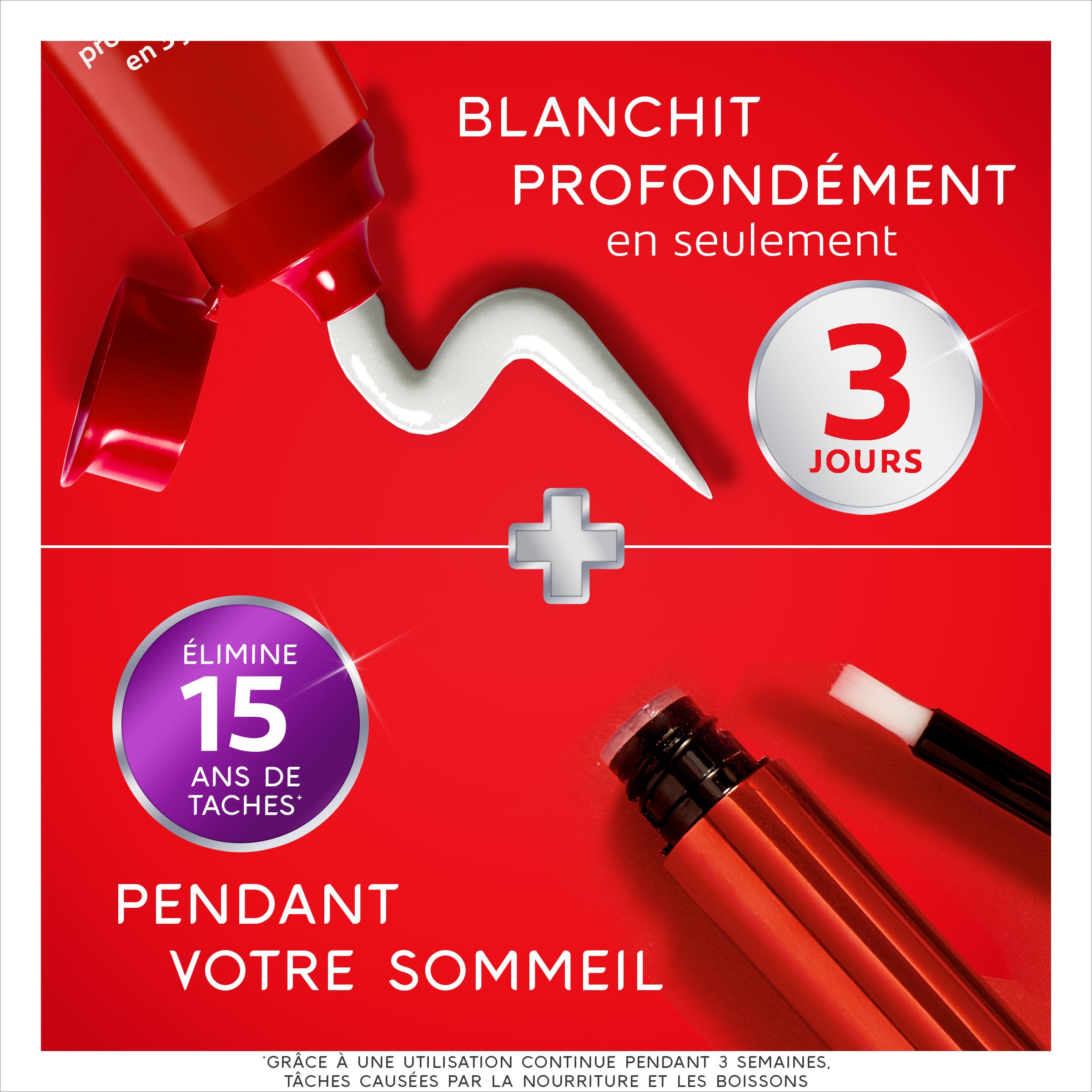 Colgate - Kit blanchiment dentaire - Sérum et dentifrice Max White Ultra - Dents plus blanches en 3 jours - 2,5ml + 75ml - Lot de 2