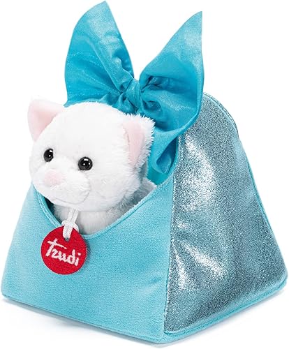 Trudi Gattino Borsa Fiocco Animali Peluche in Borsetta Fashion trasportabili