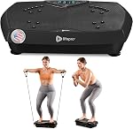 Lifepro Vibration Plate Exercise Machine with Magnetic Acupoints & Handlebars, Whole Full Body Vibration Plate for Fitness & Workout– 99 Speed Levels, Bluetooth Speaker, Resistance Bands