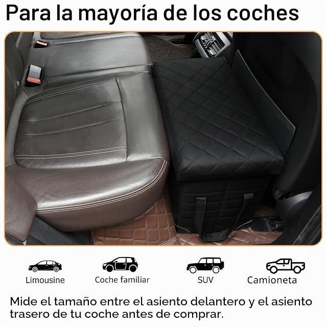 Foto 7 de 7 de LIONROGE Extensor de Asiento Trasero de Coche para Perros Grandes de hasta 200 Libras