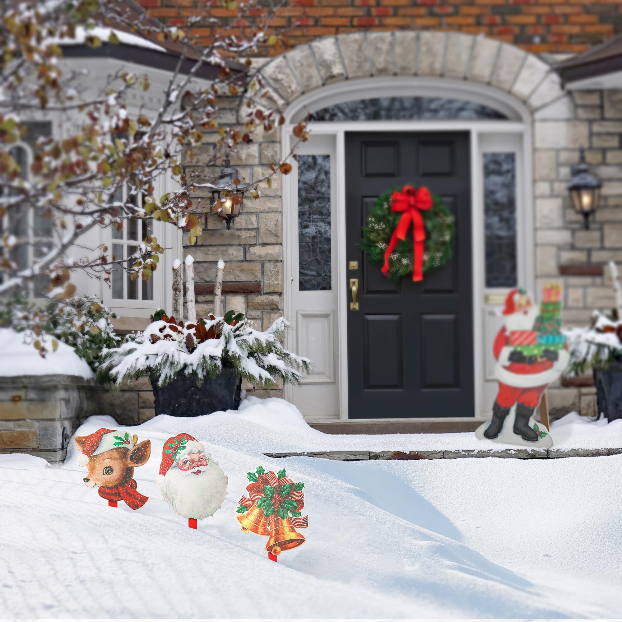 Snapklik.com : Glitzhome 15 H Wooden Happiness Gingerbread Man
