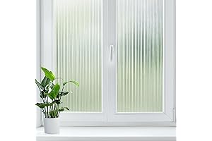 3D LUTE Reeded Window Film for Enhanced Privacy and Style.