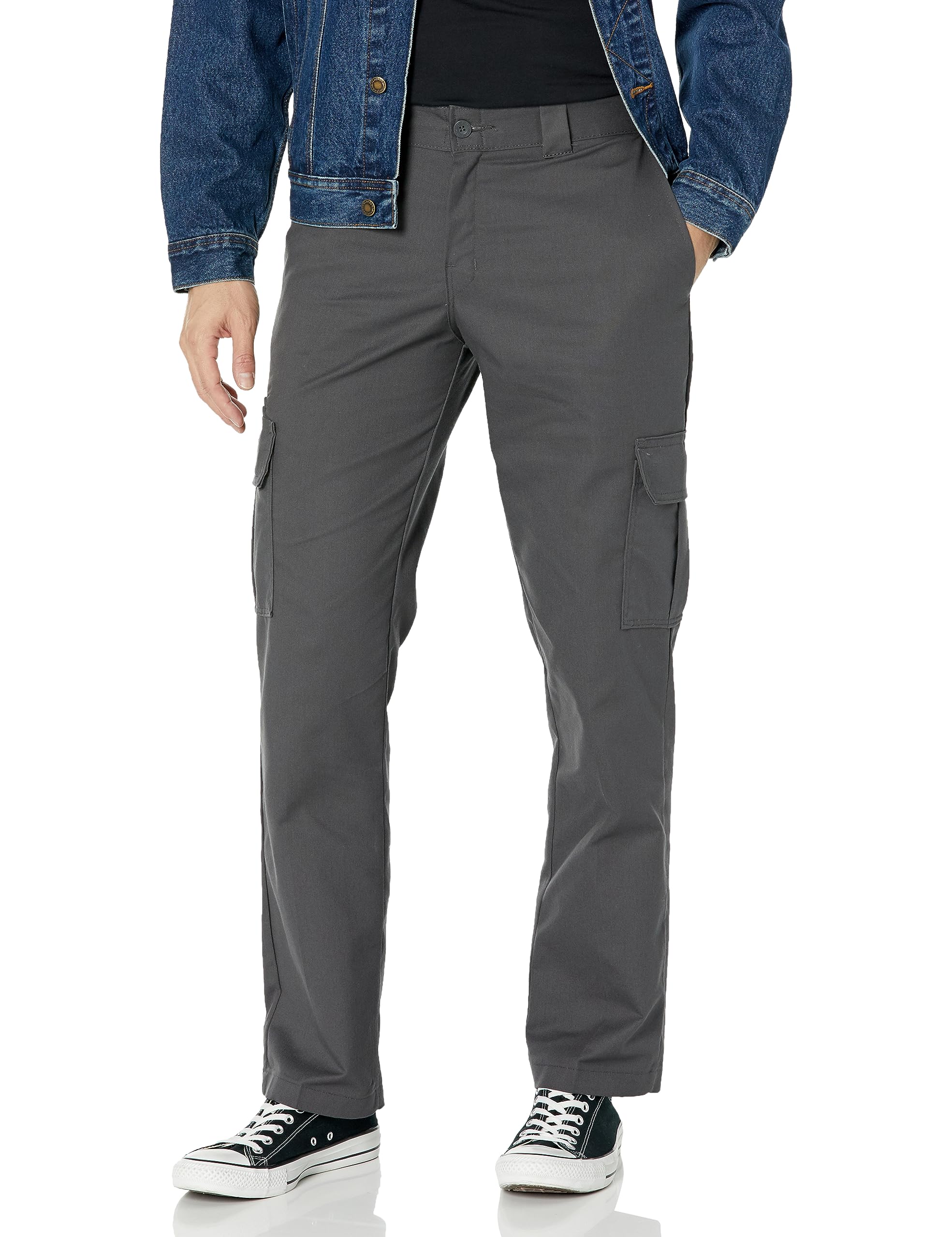 Pantalon Cargo Extensible Mécanique Dickies Regular Gris Anthracite - 6