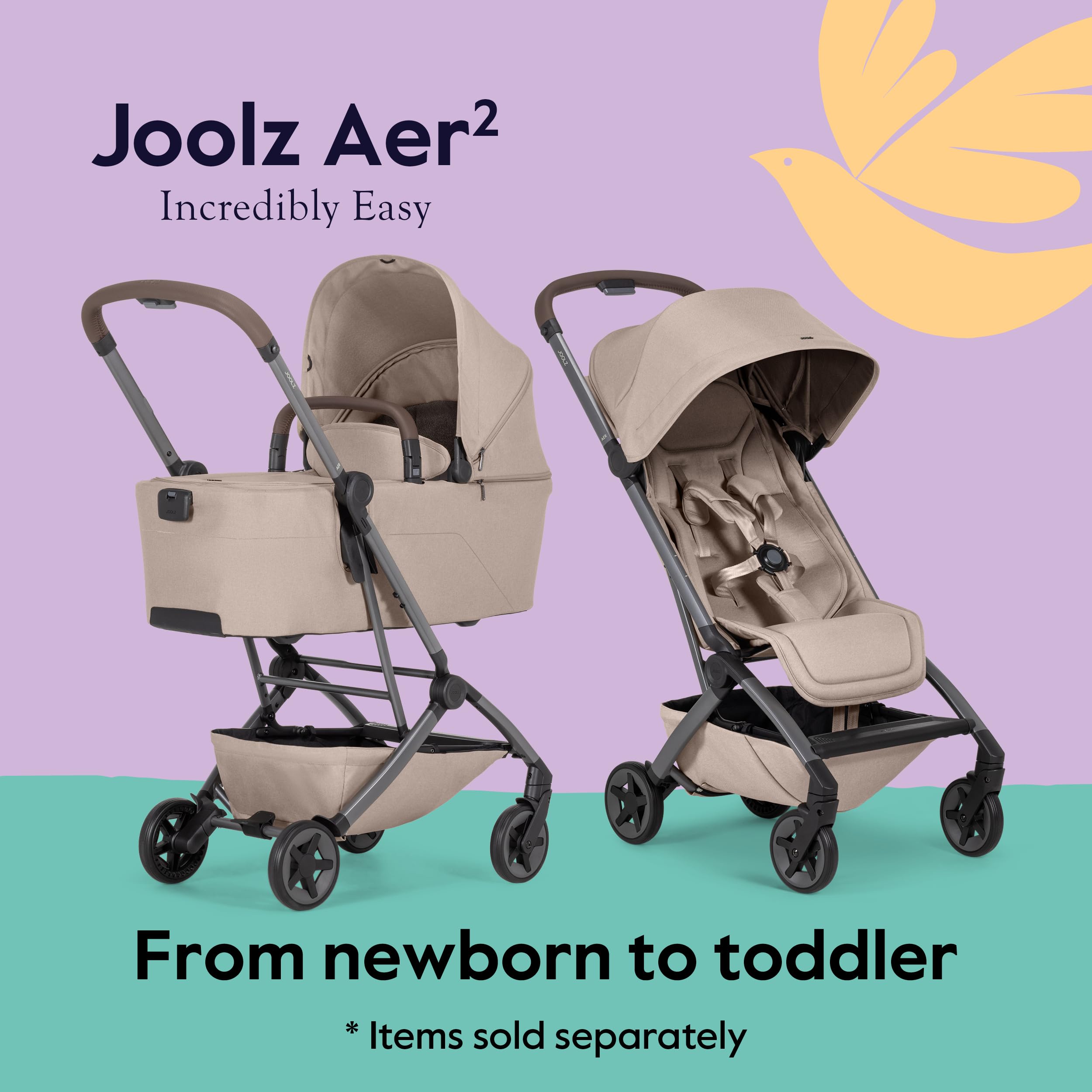 Amazon.com : Joolz Aer2 Lightweight Travel Stroller for Baby