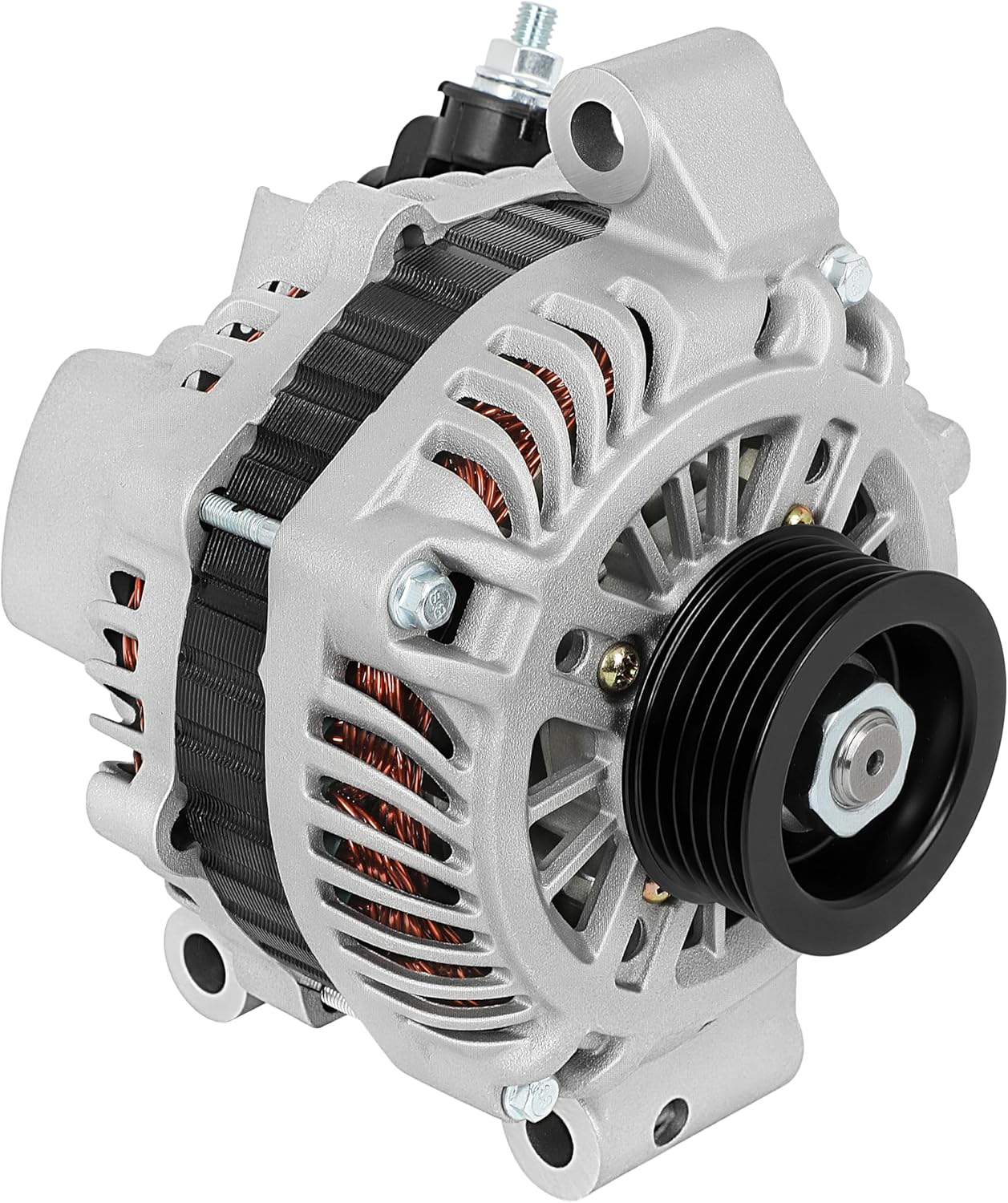 120A SCITOO Alternator New for Mitsubishi for Outlander 2007-2015 12V CW 6-Groove Pulley Ref: 11317 AL4086X A-80251 A3TG4491 A3TG4491ZC 1800A141