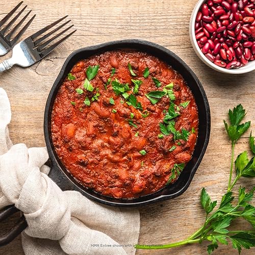 Miniatura 8 de HMR Entré de chile de pavo con frijoles  Almuerzo o cena preenvasados para apoyar la pérdida de peso  Listo para comer  0.71 oz de proteína