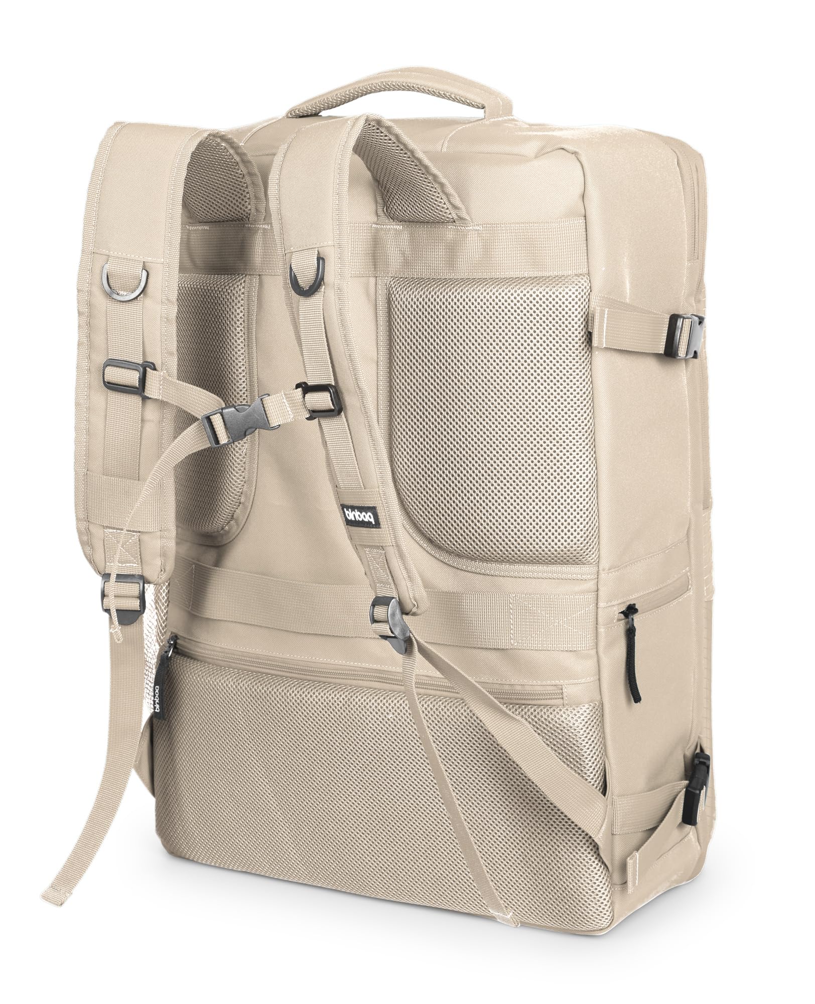 Hauptstadtkoffer blnbag M6 - Zaino da viaggio da viaggio, 55 x 40 x 20 cm, con scomparto per laptop, aereo, robusto, capacità max. 44 l, champagne, 55 x 40 x 20 cm, Rucksack