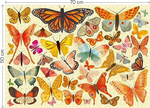 Miniatura 2 de Elena Essex Rompecabezas de 1000 piezas para adultos, belleza de mariposa, rompecabezas colorido, fresco, naturaleza, vida silvestre, rompecabezas
