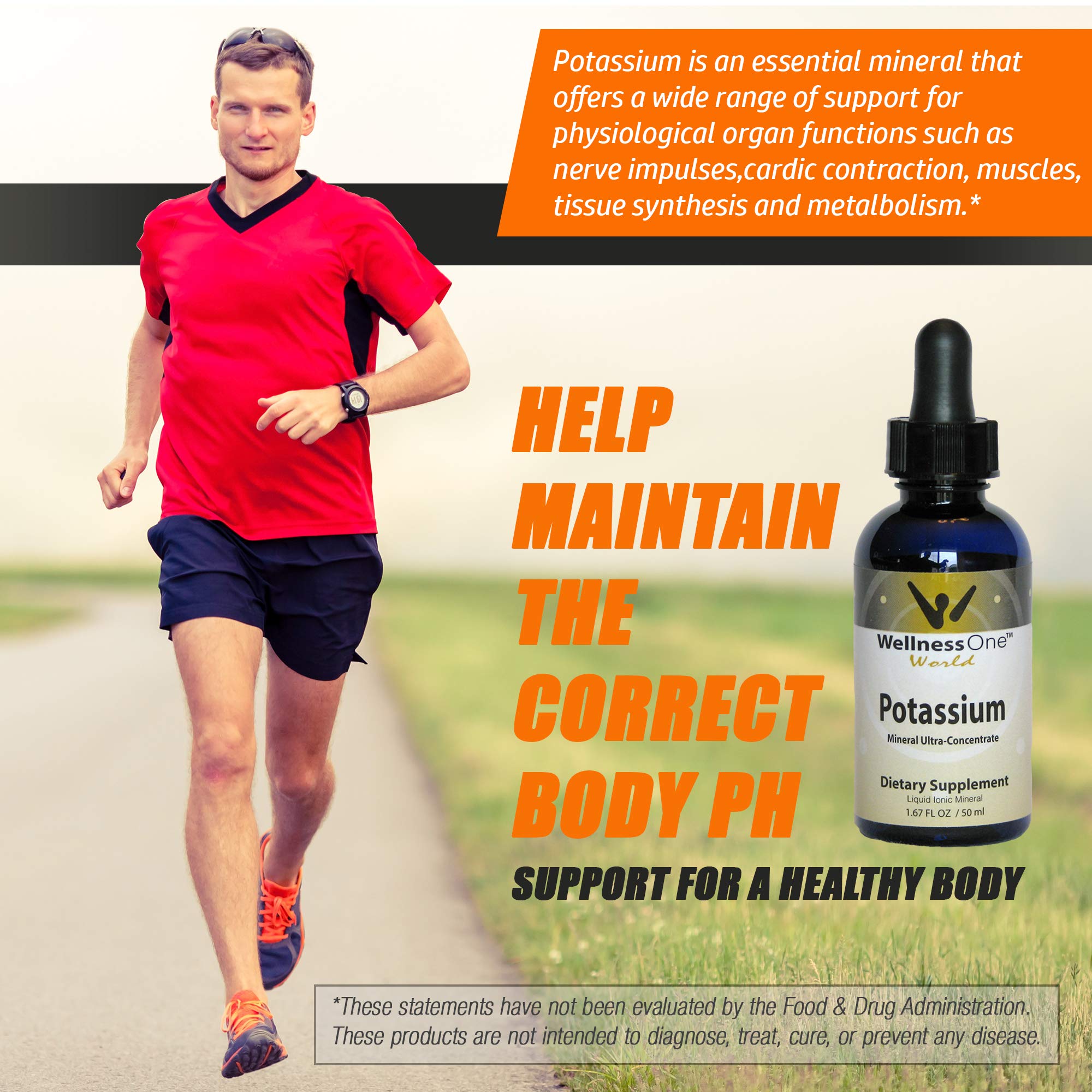 Liquid Potassium Supplement Best Ionic Mineral Supplement (50 Days at