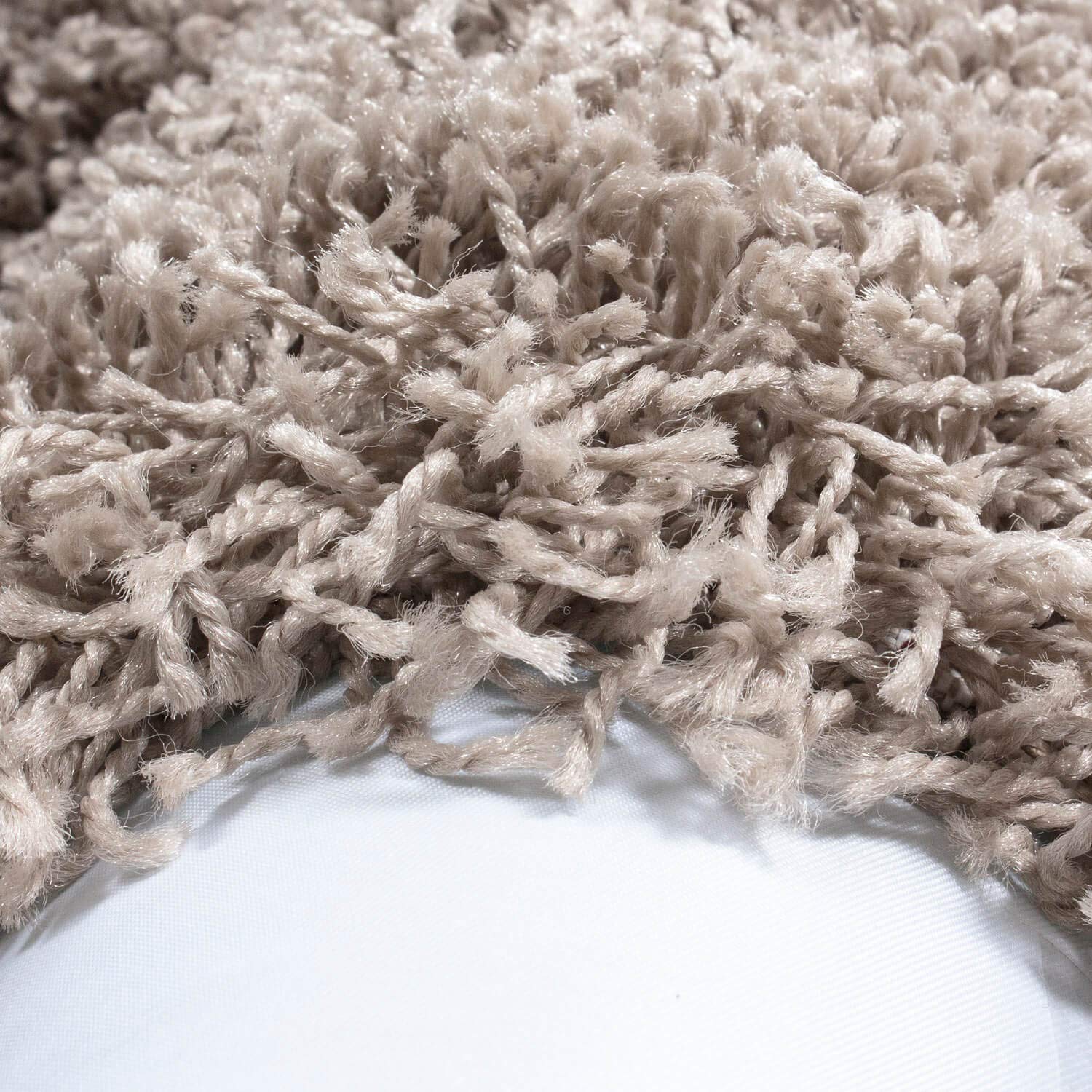 Ayyildiz Teppich - Tapis Shaggy uni pour Salon Duveteux, polypropylène, Beige, 240 x 340 cm