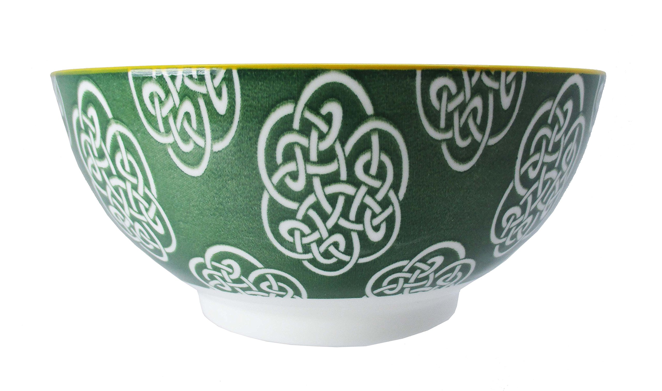 Royal Tara Irish Celtic Keramikschalen mit Rankgitter-Design, Kleeblatt, tiefe Schalen für Küche, 14 cm, 4 Stück