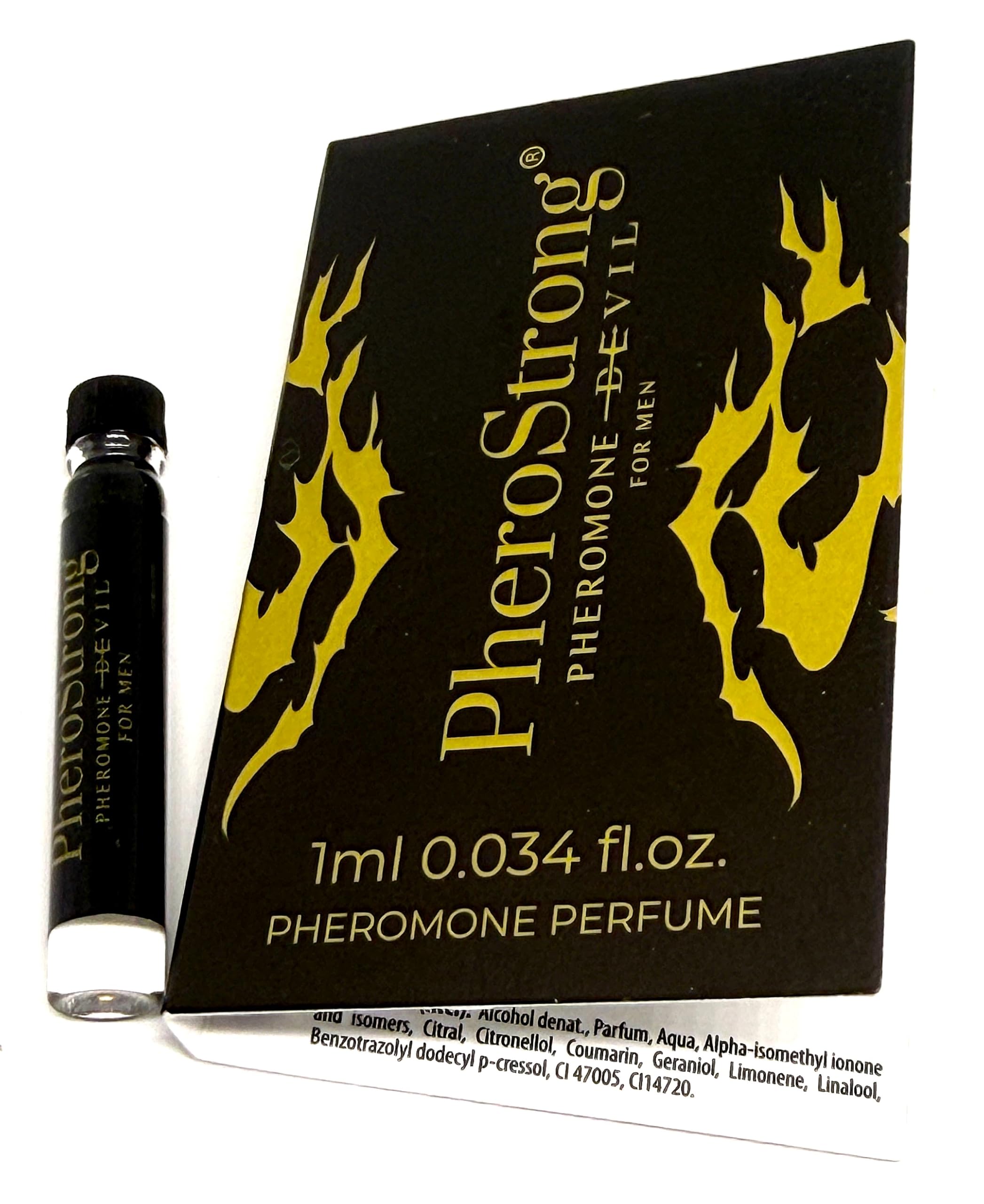 Devil For Him Pheromone Infused Cologne Liquid - Bold Extra Strength Infused Formula Feromonas Sexuales para hombre atraer