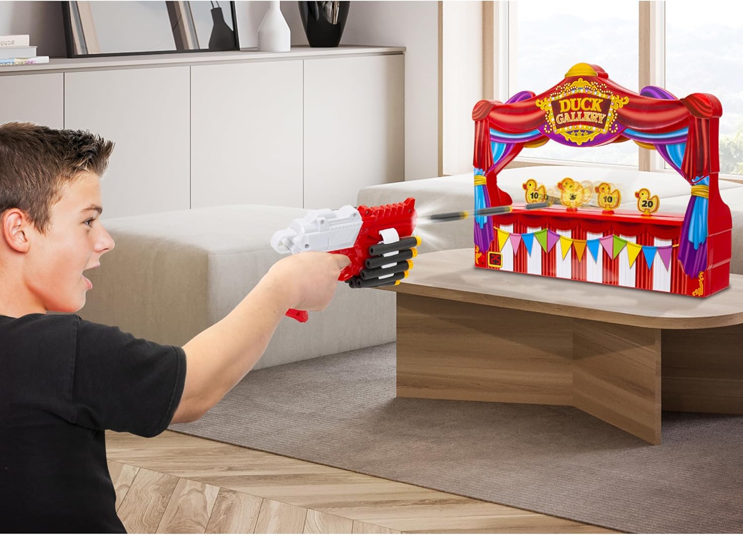 Merchant Ambassador Ambassador Games Electronic Arcade Duck Shooting Gallery, Multi