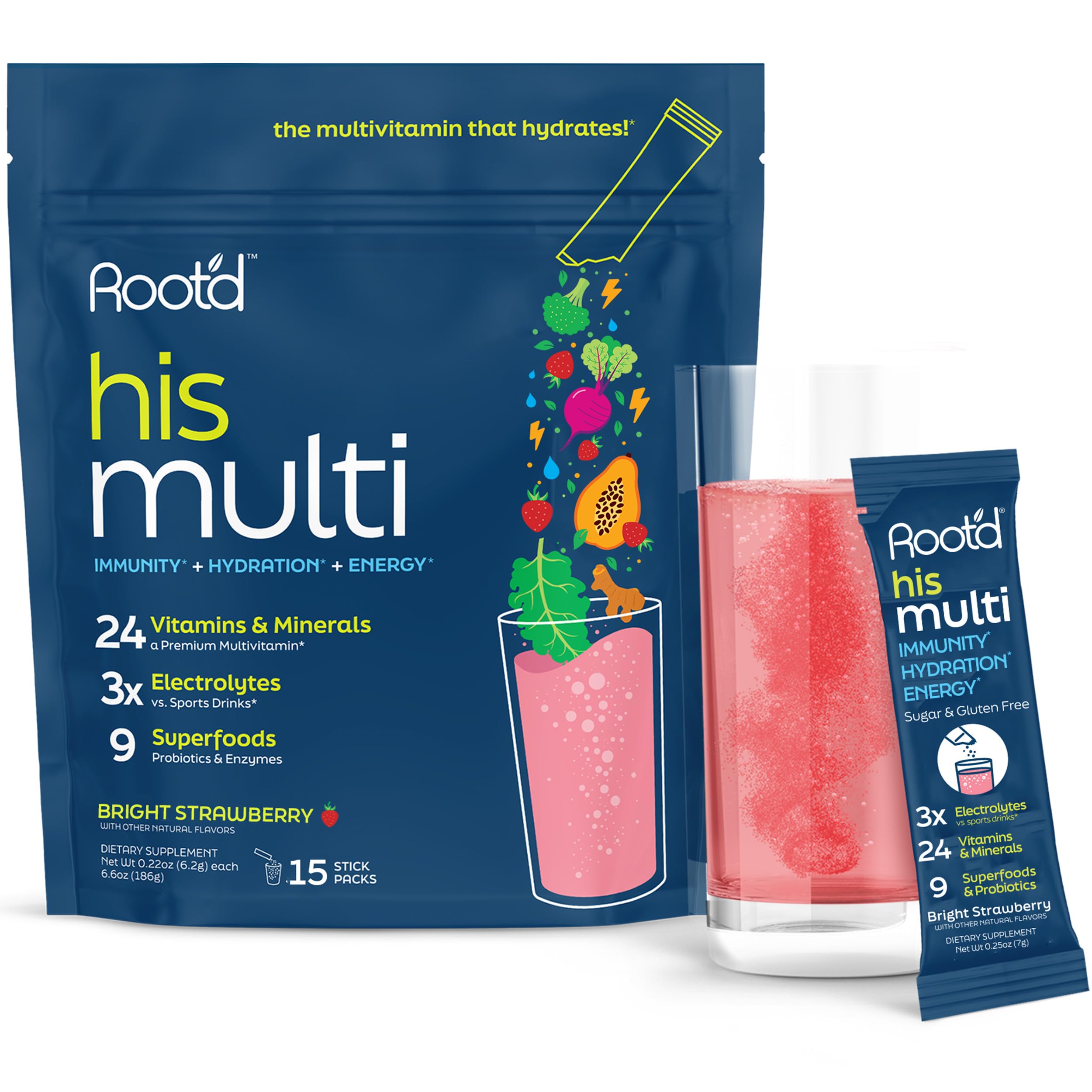Root’d Multivitamin Powder for Men