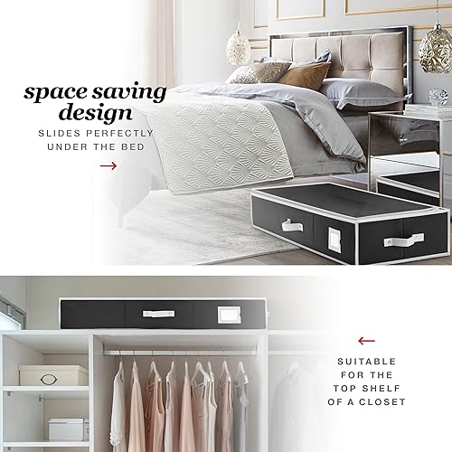 Miniatura 3 de HOMIOR Organizador de papel de regalo de Navidad bolsa de almacenamiento de papel de regalo con bolsillos útiles para accesorios de Navidad se