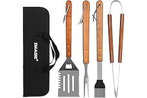 IMAGE Outdoor Cooking Tools: BBQ Accessories Stainless Steel Grill Gear Set