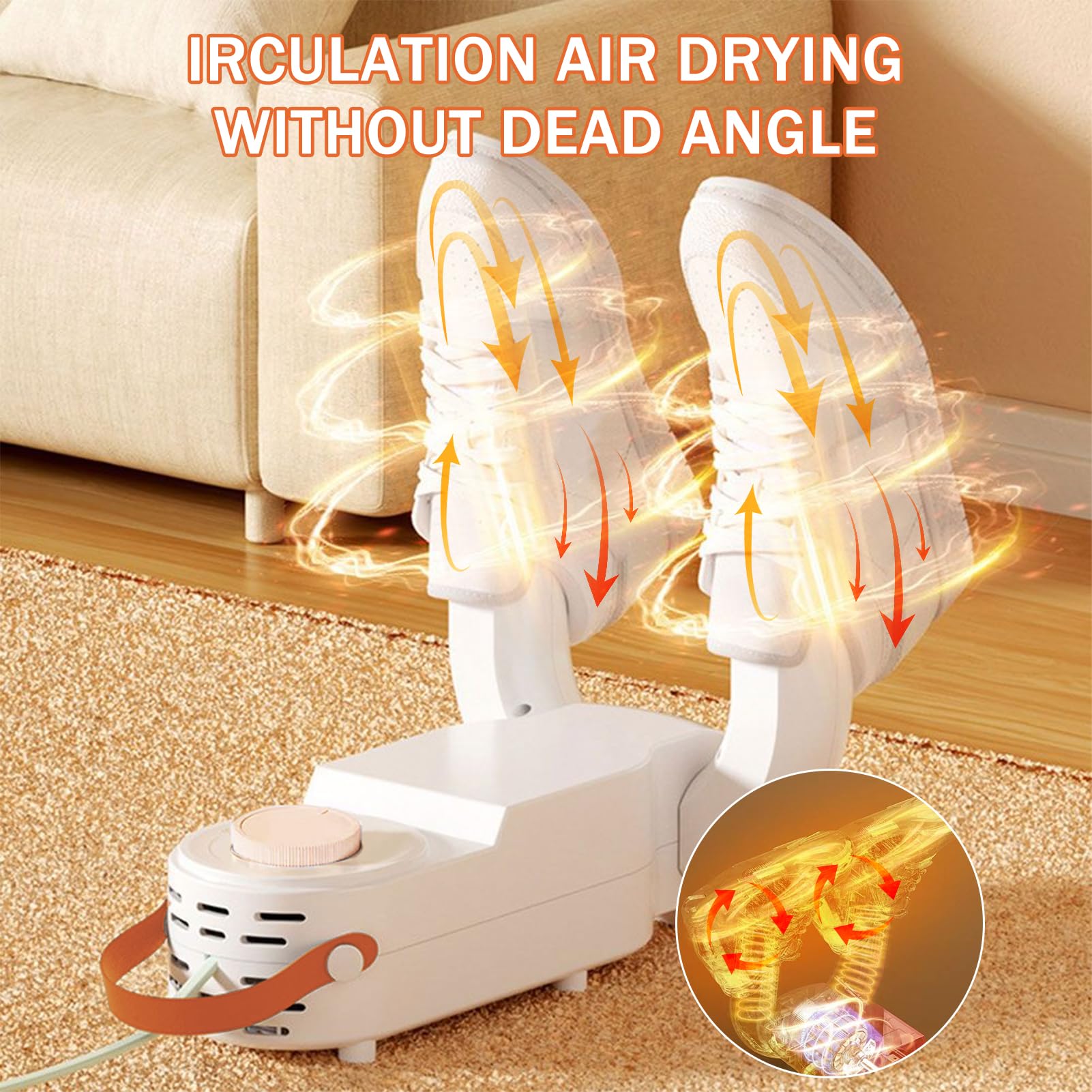 Asciugare Scarpe Calcio Lotvic Asciuga Scarpe Elettrico, Asciuga Stivali Pieghevole Scalda Scarpe Da Calcio