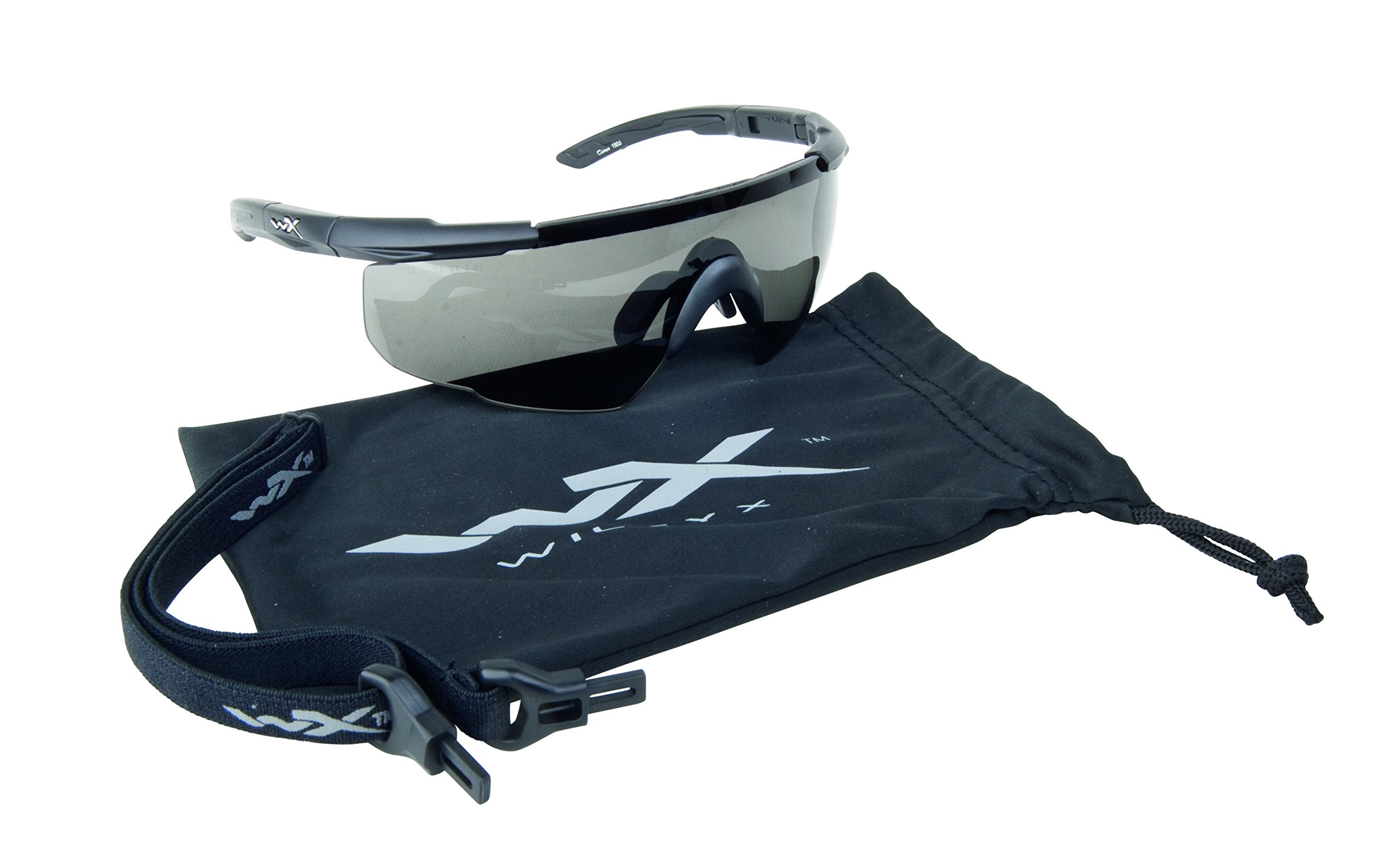 Wiley X Saber Advanced 302 - Occhiali protettivi, M/XL, Colore Nero Opaco