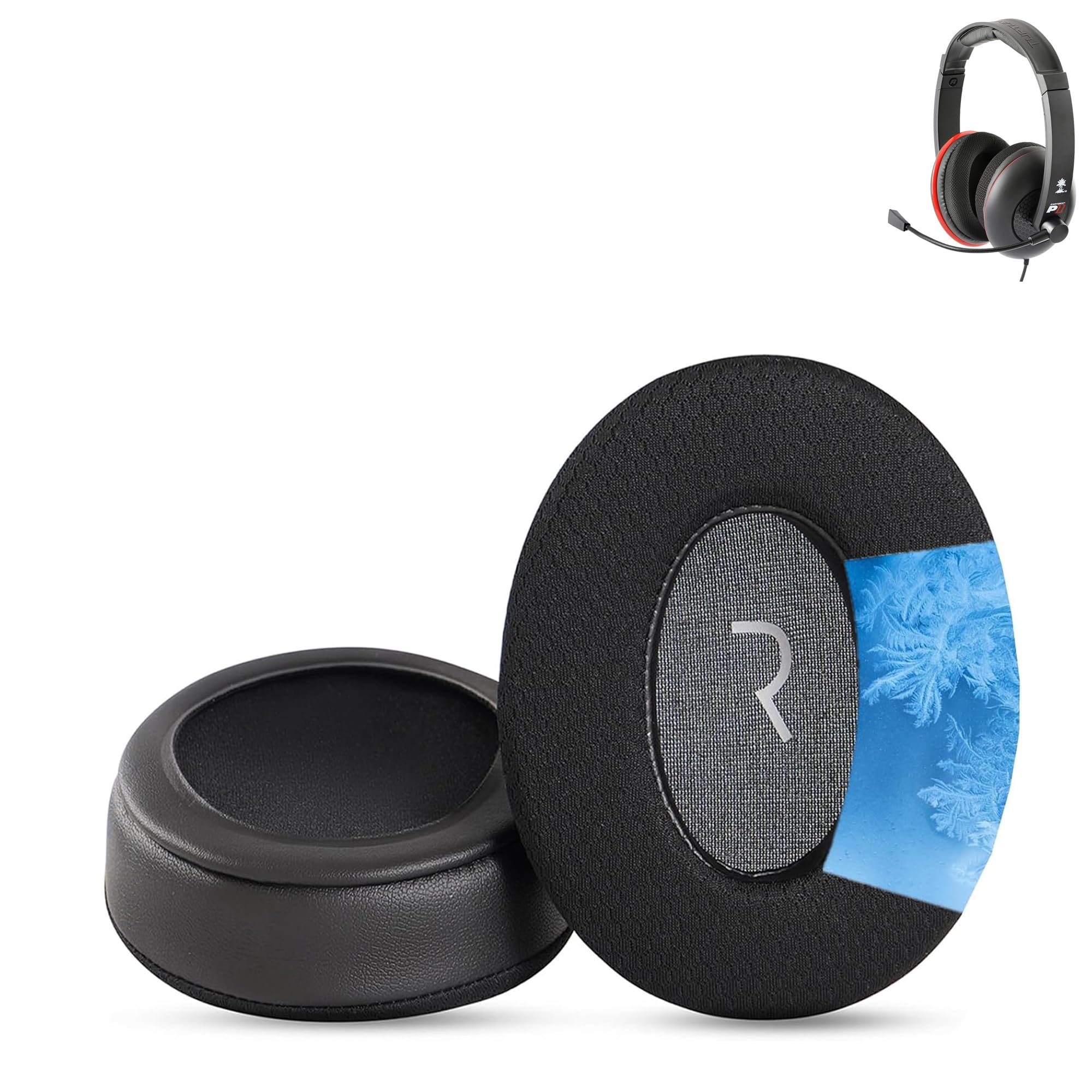 Turtle Beach Ear Force PX51 Headset Replacement earpads Compatible with Turtle Beach Ear Force PX21,PX22,PX24,PX51,X12,X41,X42 P11,PX4,PX5 Headset Ear