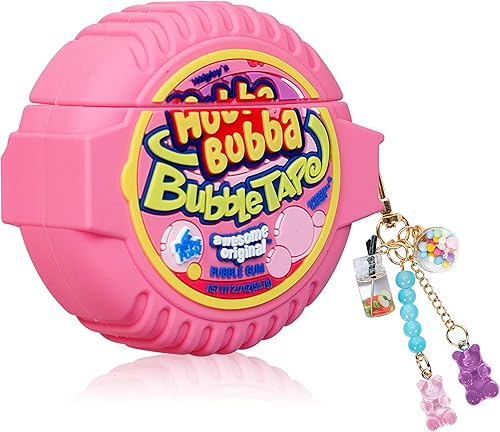 Miniatura 2 de Lupct Funda de silicona para Airpod 21, funda de silicona suave con diseño de comida linda de dibujos animados, para niños, niñas, mujeres,