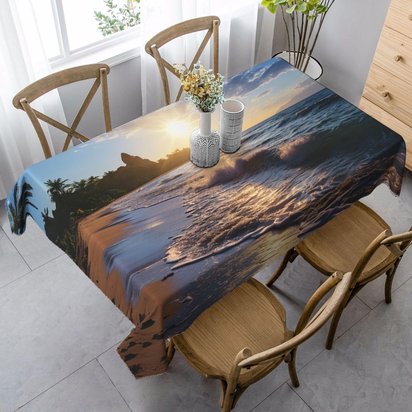 Nappe décorative en tissu de qualité supérieure pour grand banquet