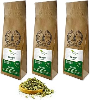 VITA IDEAL Vegan® BEIFUß - Kraut 3x 300g geschnitten & getrocknet - Artemisia vulgaris - BEIFUßKRAUT - Tee - Beifußtee - B...