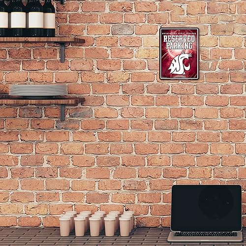 Miniatura 60 de Letrero de metal NCAA de 8.5 x 11 pulgadas, ideal para cueva de hombre, dormitorio, oficina, decoración del hogar Primario