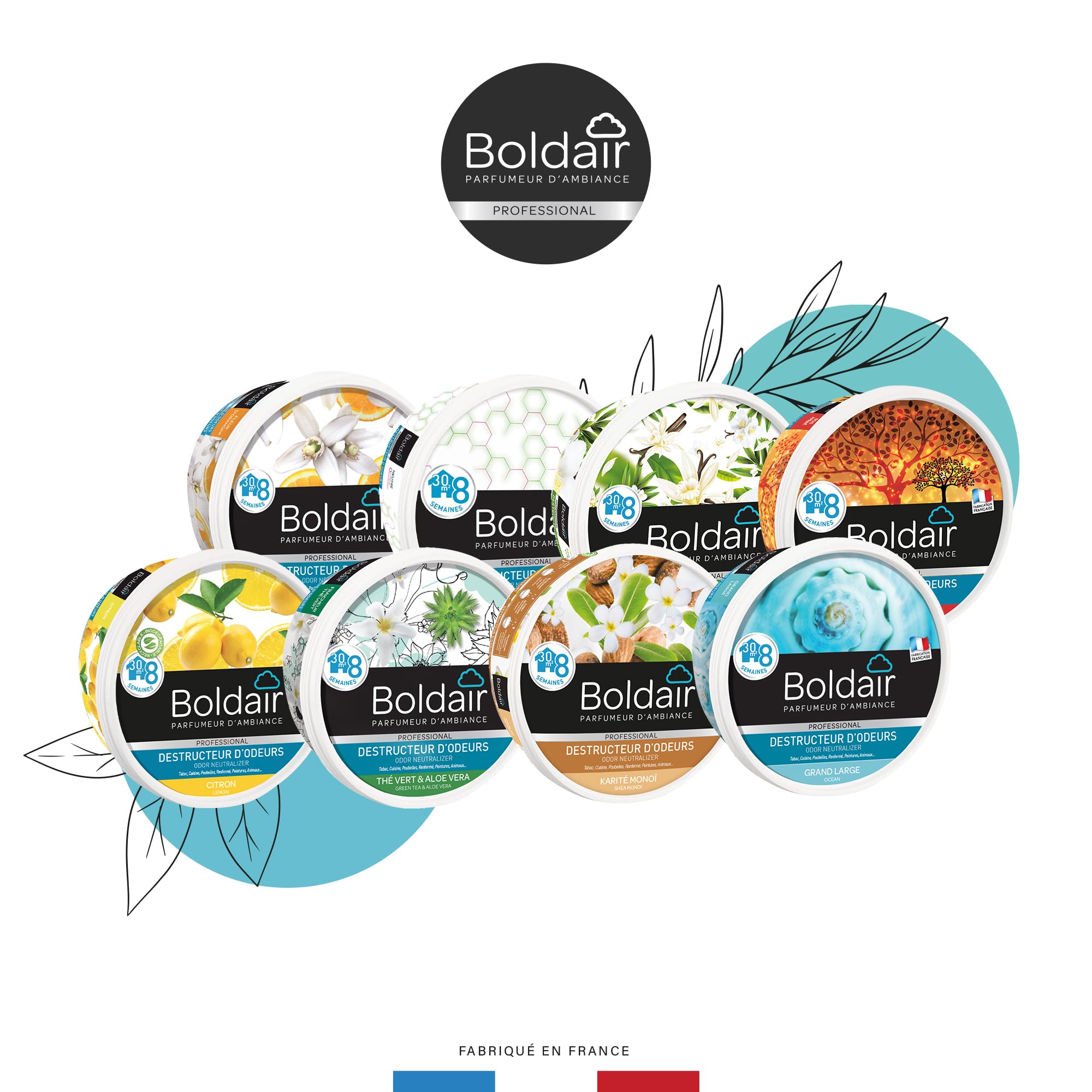 Boldair Gel Destructor de Olores - 300 g