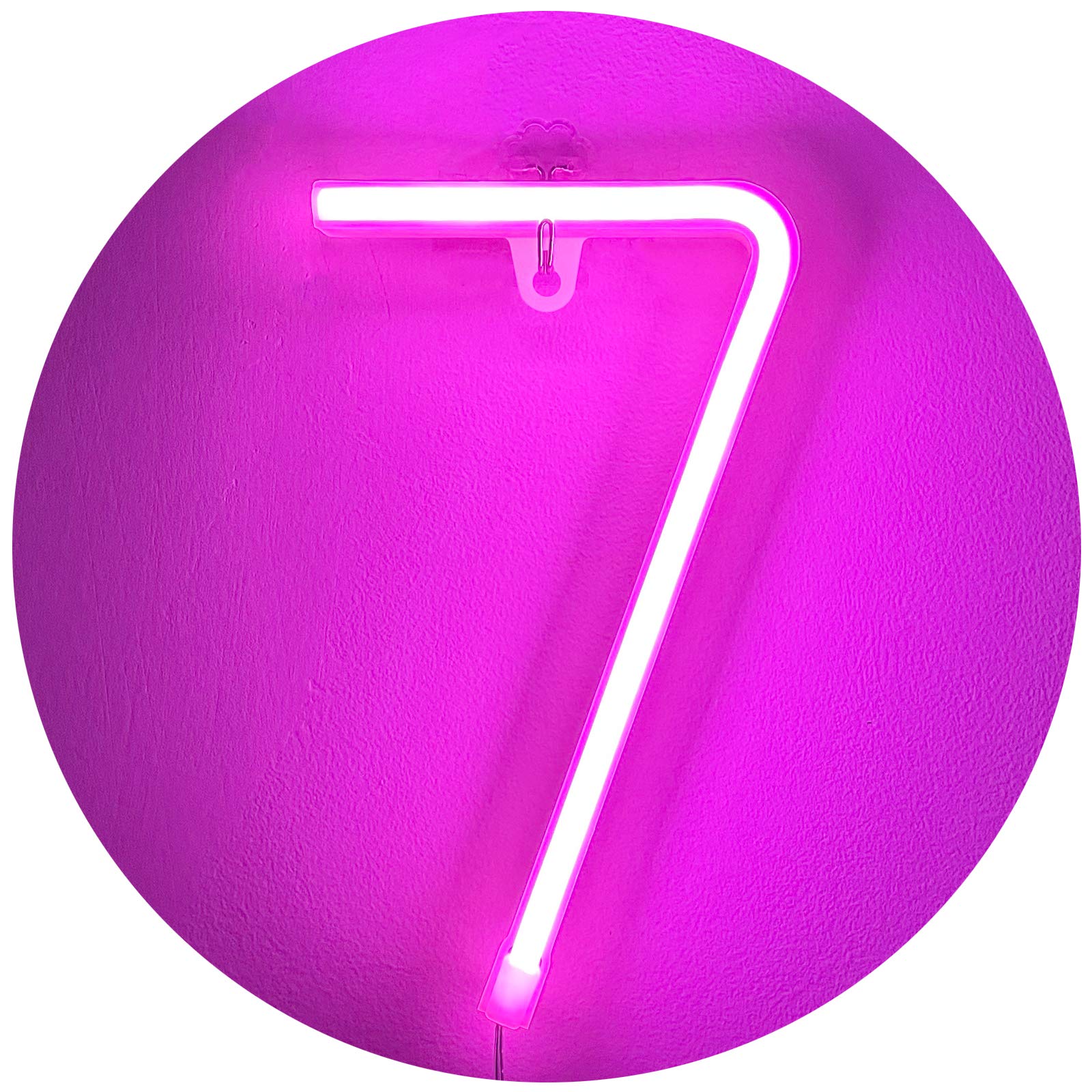 bpaLight Up Letters Neon Sign - USB Battery Operated LED Marquee Letter Lights Signs for BedroomNeon Wall Decor Lights for Birthday Wedding Party Christmas Roon Decorations - Pink Letter N