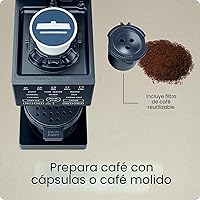 Vista 3 de Chefman Cafetera de una sola porción, funciona con K-Cup y café molido