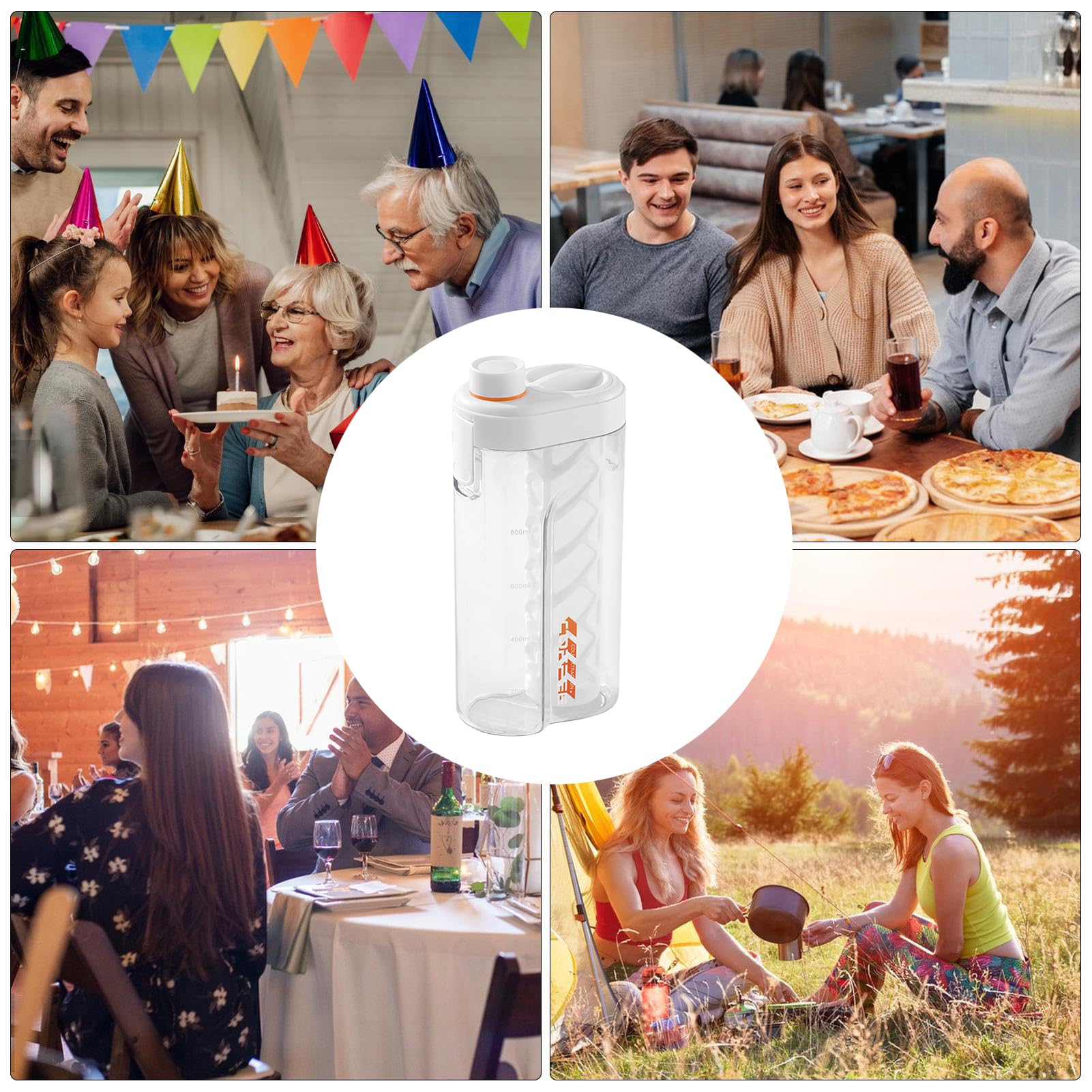 Máquina De Café Cold Brew,Preparador De Café Frío - Botella Sin Fugas Con Filtro Fino Hermético Para Casa Viaje Actividades Al Aire Libre Cocina Camping