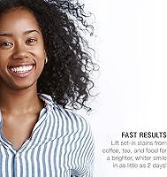 Vista 5 de Ultimate White Juego de tiras blanqueadoras de dientes con carbón activado, kit de blanqueamiento de dientes, cuidado bucal, belleza y cuidado