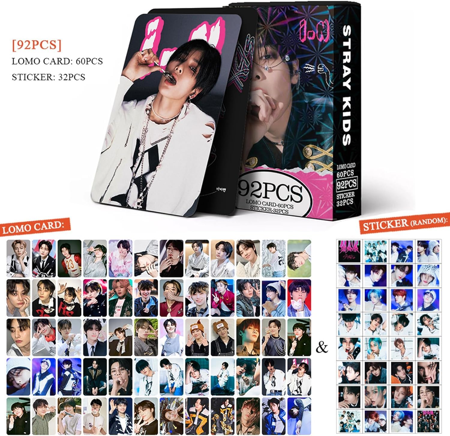 Cartoline Fotografiche Stray Kids - 55 Pezzi, Set Collezione Kpop Per Fan - Foto 6