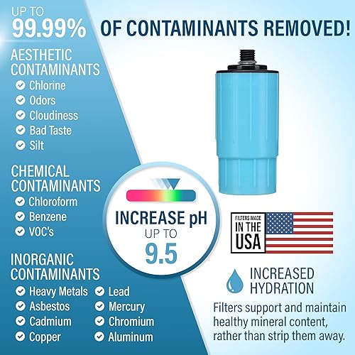 Miniatura 2 de Seychelle Reemplazo de botella de filtro de agua alcalina pH20 - Capacidad de 100 galones