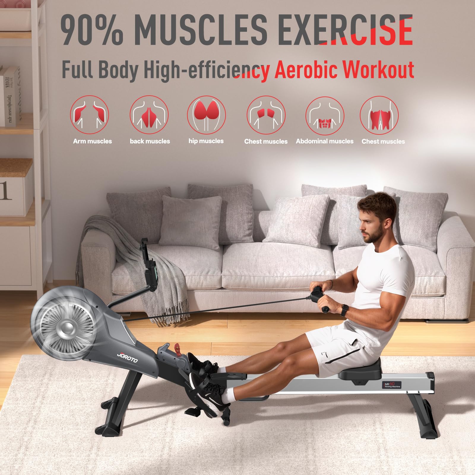 Amazon.com: JOROTO: Rowing Machine