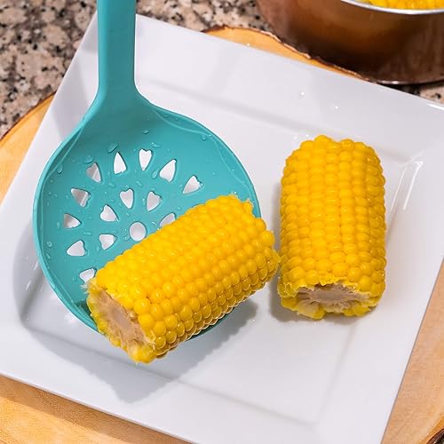 Miniatura 9 de Conjuntos de utensilios de cocina de silicona y acero.