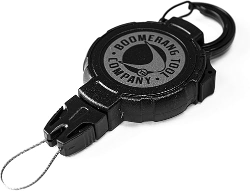 Miniatura 2 de Boomerang - Correas retráctiles de buceo con un cordón de Kevlar y ajuste de extremo universal, ideal para medidores de buceo, linternas, cámaras y