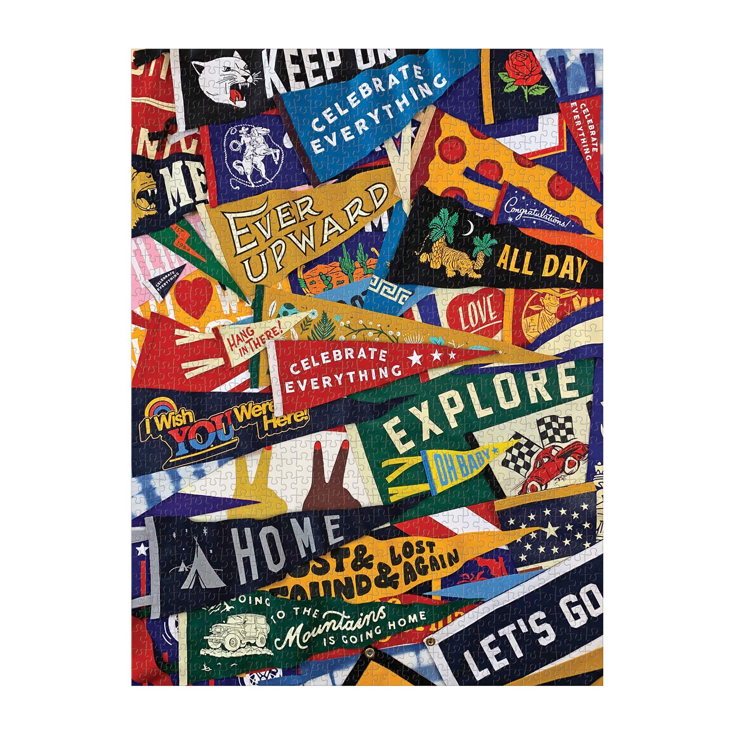 Celebrate Everything 1000 Teile Puzzle – Bunt & Motivierend Im Praktischen Quadratkarton