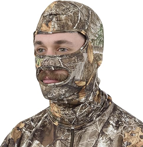 Vista 9 de Allen Company Vanish Stretch Fit Camouflage Balaclava, Camo Hunting Face Cover Mossy Oak Break-Up Country