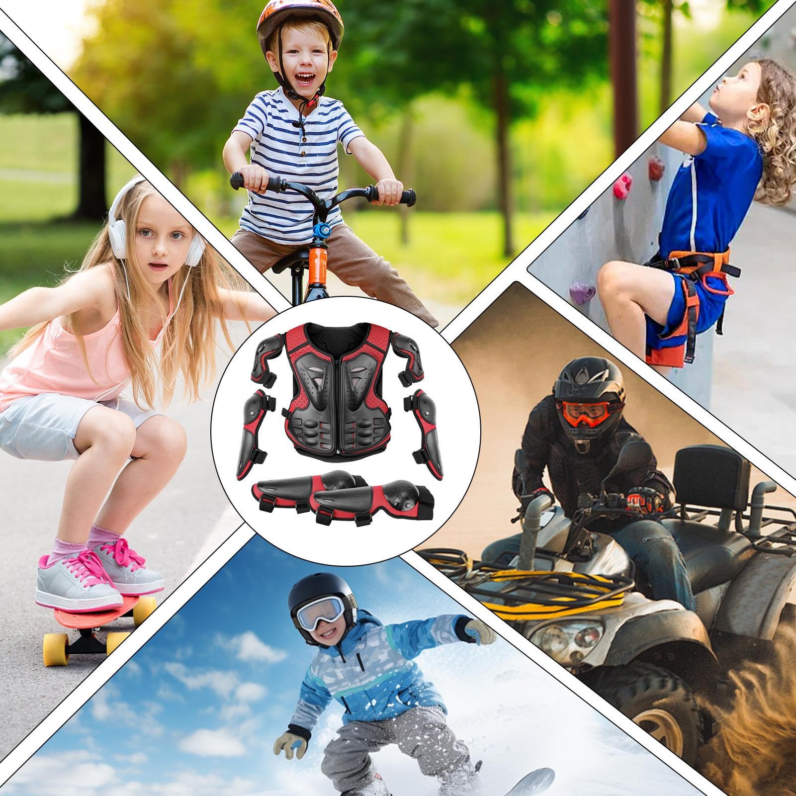 Sprzęt motocrossowy dla, ochrona motocykla dla, ochraniacz na ciało | motocykla dla - Kombinezon na ramię dla , sprzęt do jazdy na rowerze terenowym, ochrona do jazdy konnej Motocross z pro