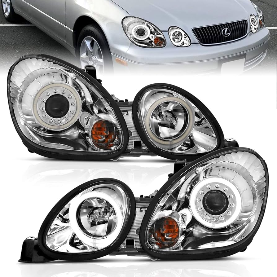 Lexus GS 19系 L LINE HEADLIGHTS V2 クローム 楽天市場】レクサス 19系 GS Lライン ヘッドライト クローム