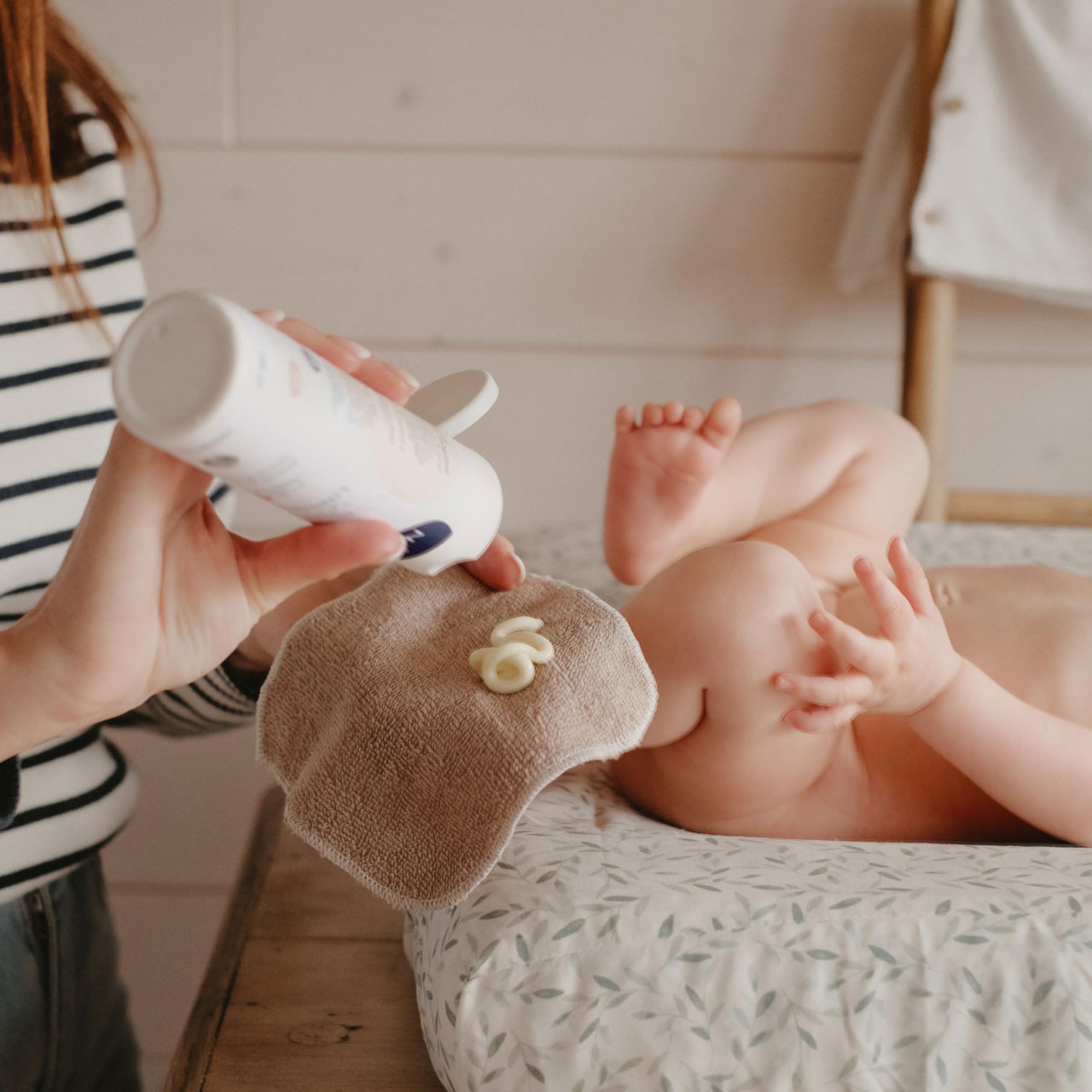 Lot de 5 lingettes lavables en bambou et coton Néobulle